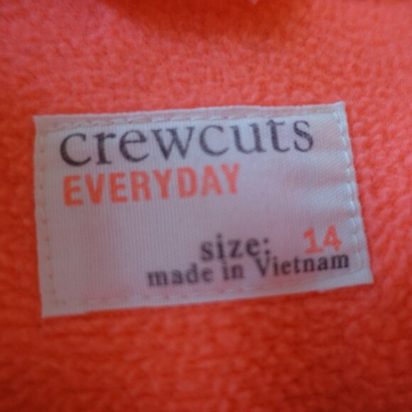 J. Crew Crewcuts Girls Primaloft J5517 Coat Neon Sweet Guava pink puffer 14 - Picture 7 of 16